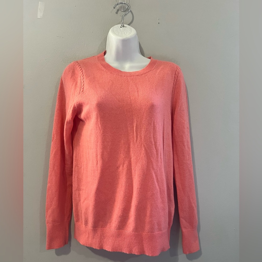 Banana Republic Pink Crew Neck Sweater CASHMERE